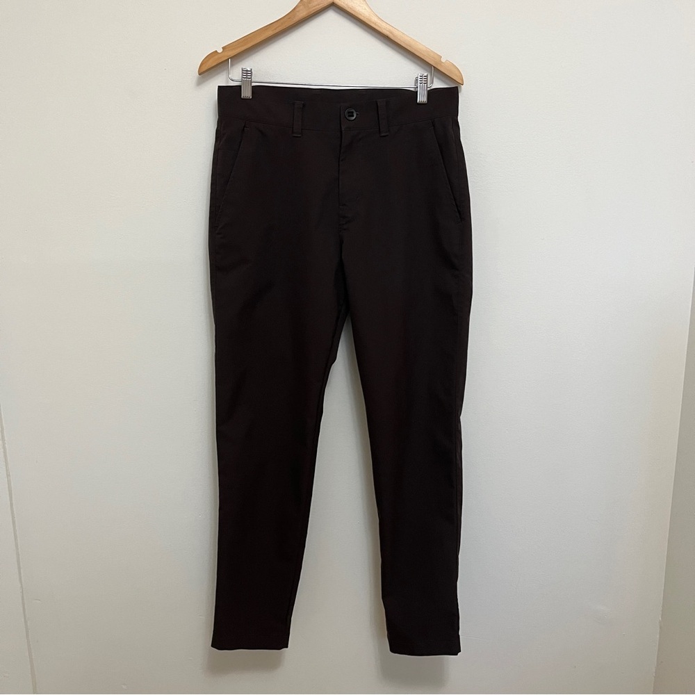 Lululemon Men’s Slim-Tapered Trouser Pants in Espresso Chocolate Brown Size 30